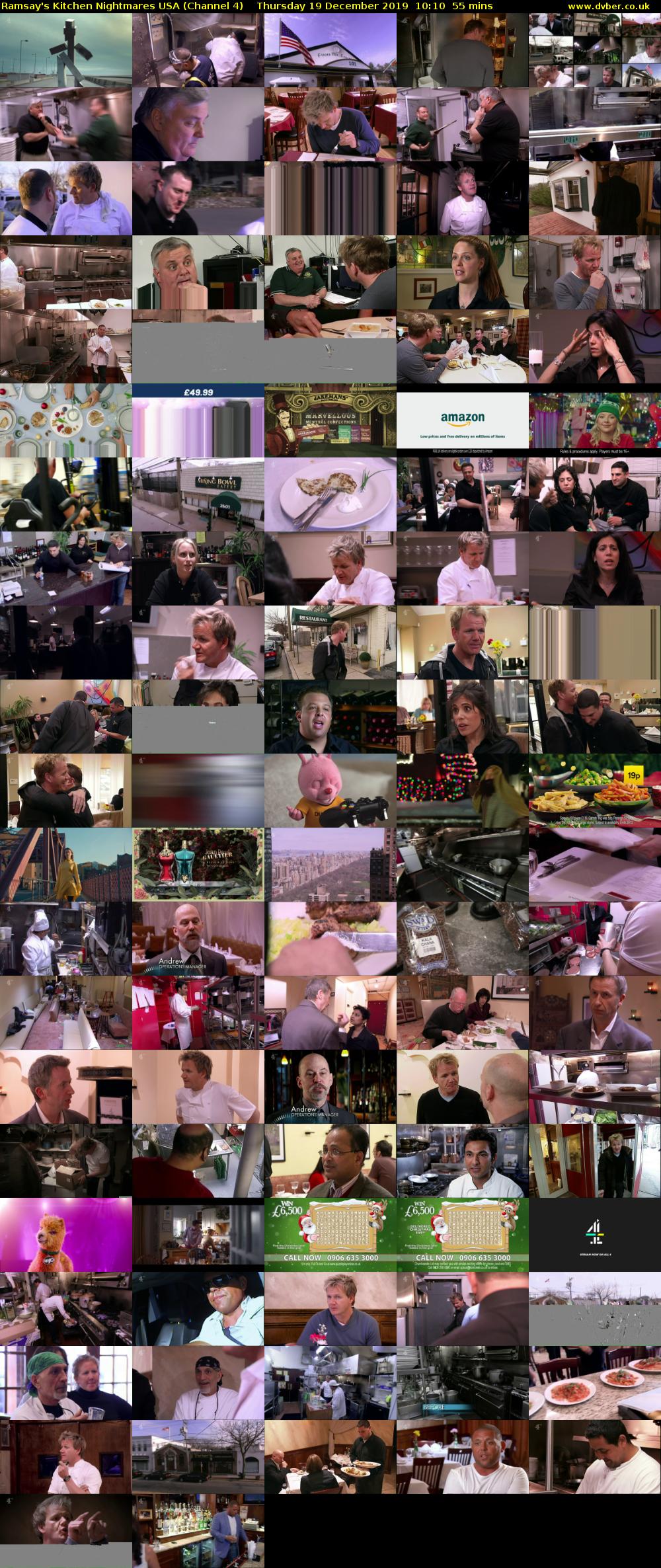 Ramsay's Kitchen Nightmares USA (Channel 4) Thursday 19 December 2019 10:10 - 11:05
