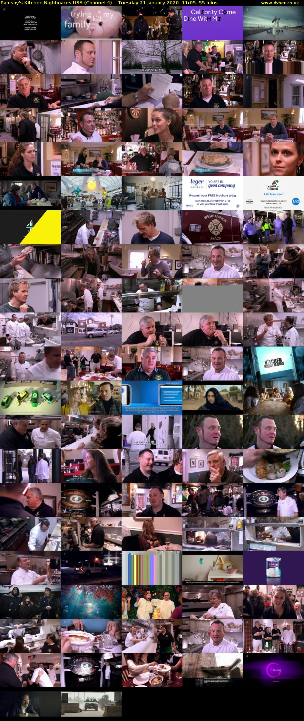 Ramsay's Kitchen Nightmares USA (Channel 4) Tuesday 21 January 2020 11:05 - 12:00