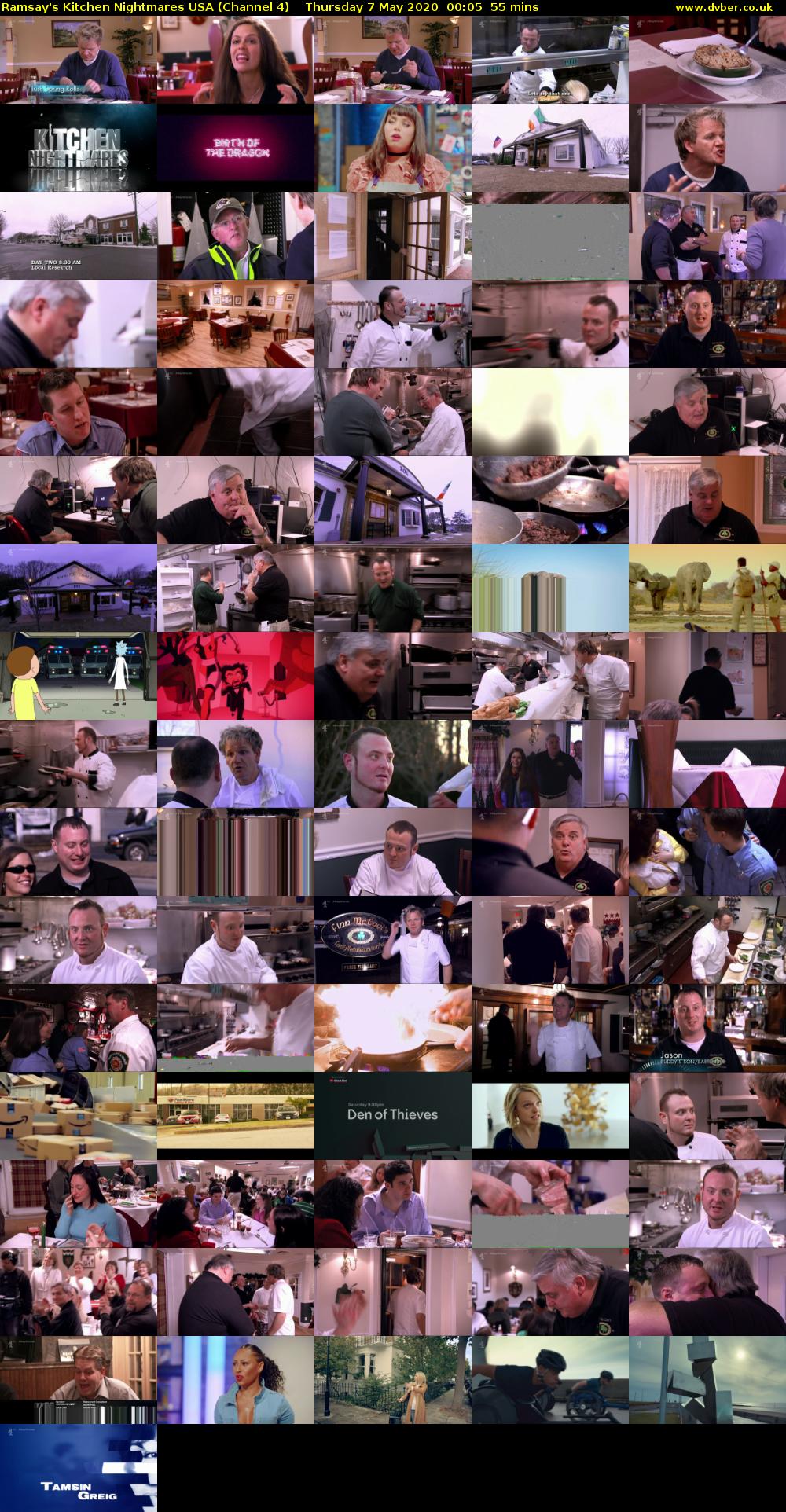 Ramsay's Kitchen Nightmares USA (Channel 4) Thursday 7 May 2020 00:05 - 01:00