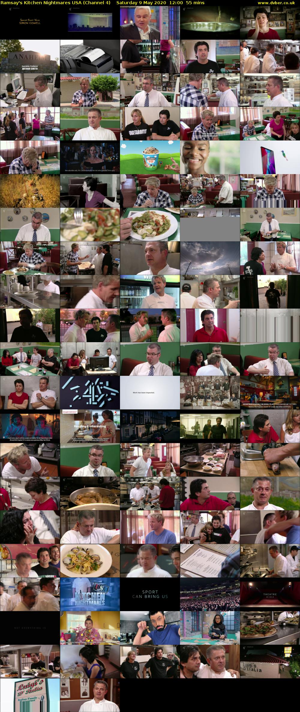 Ramsay's Kitchen Nightmares USA (Channel 4) Saturday 9 May 2020 12:00 - 12:55