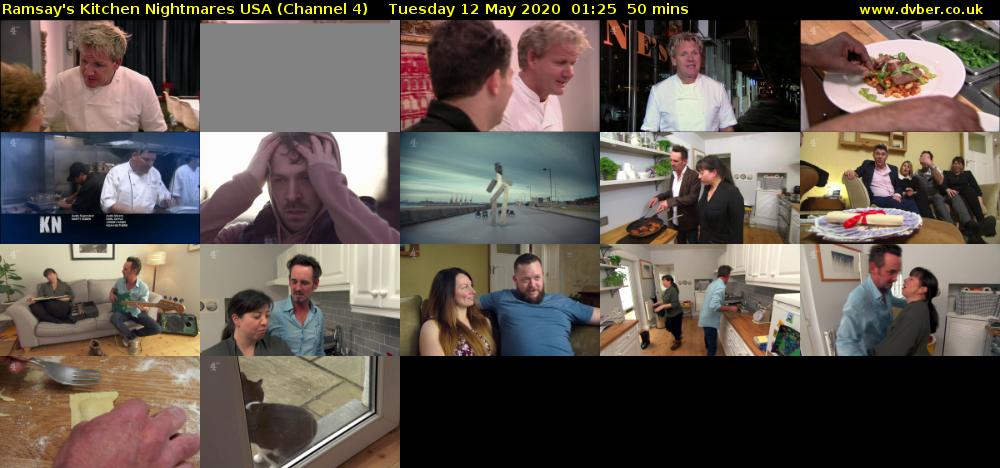 Ramsay's Kitchen Nightmares USA (Channel 4) Tuesday 12 May 2020 01:25 - 02:15