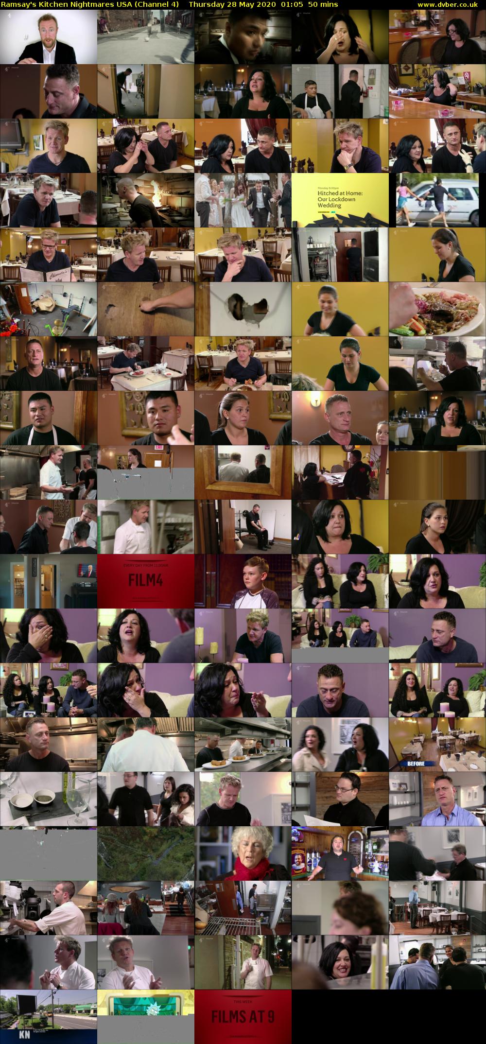 Ramsay's Kitchen Nightmares USA (Channel 4) Thursday 28 May 2020 01:05 - 01:55