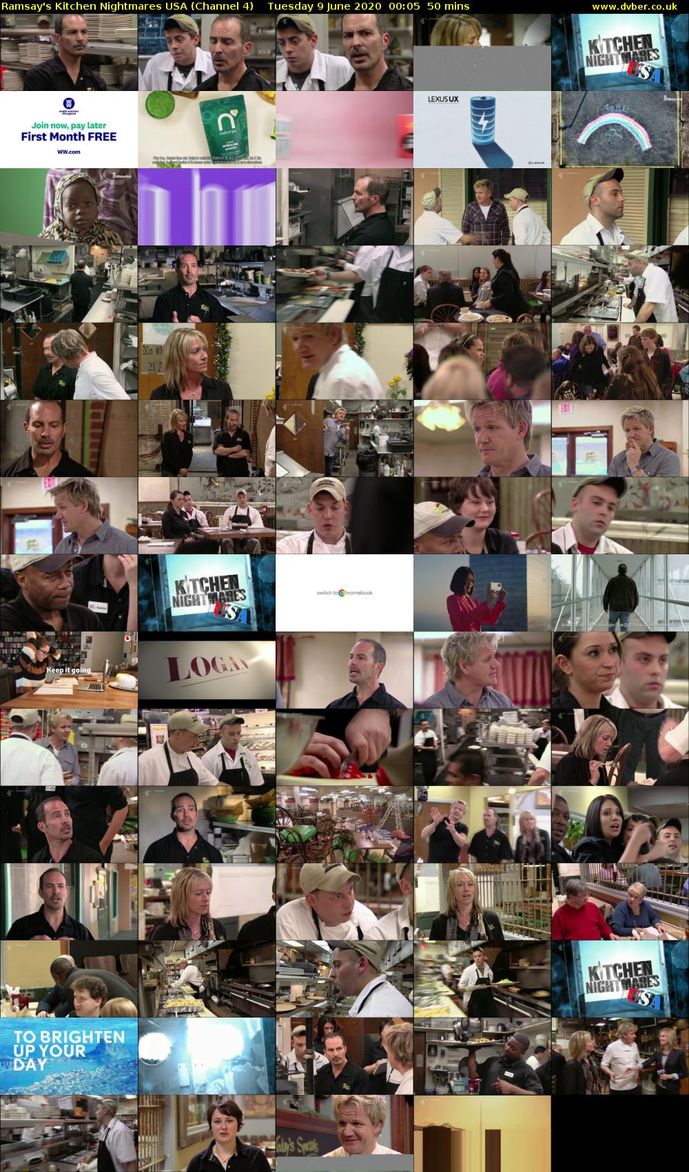 Ramsay's Kitchen Nightmares USA (Channel 4) Tuesday 9 June 2020 00:05 - 00:55