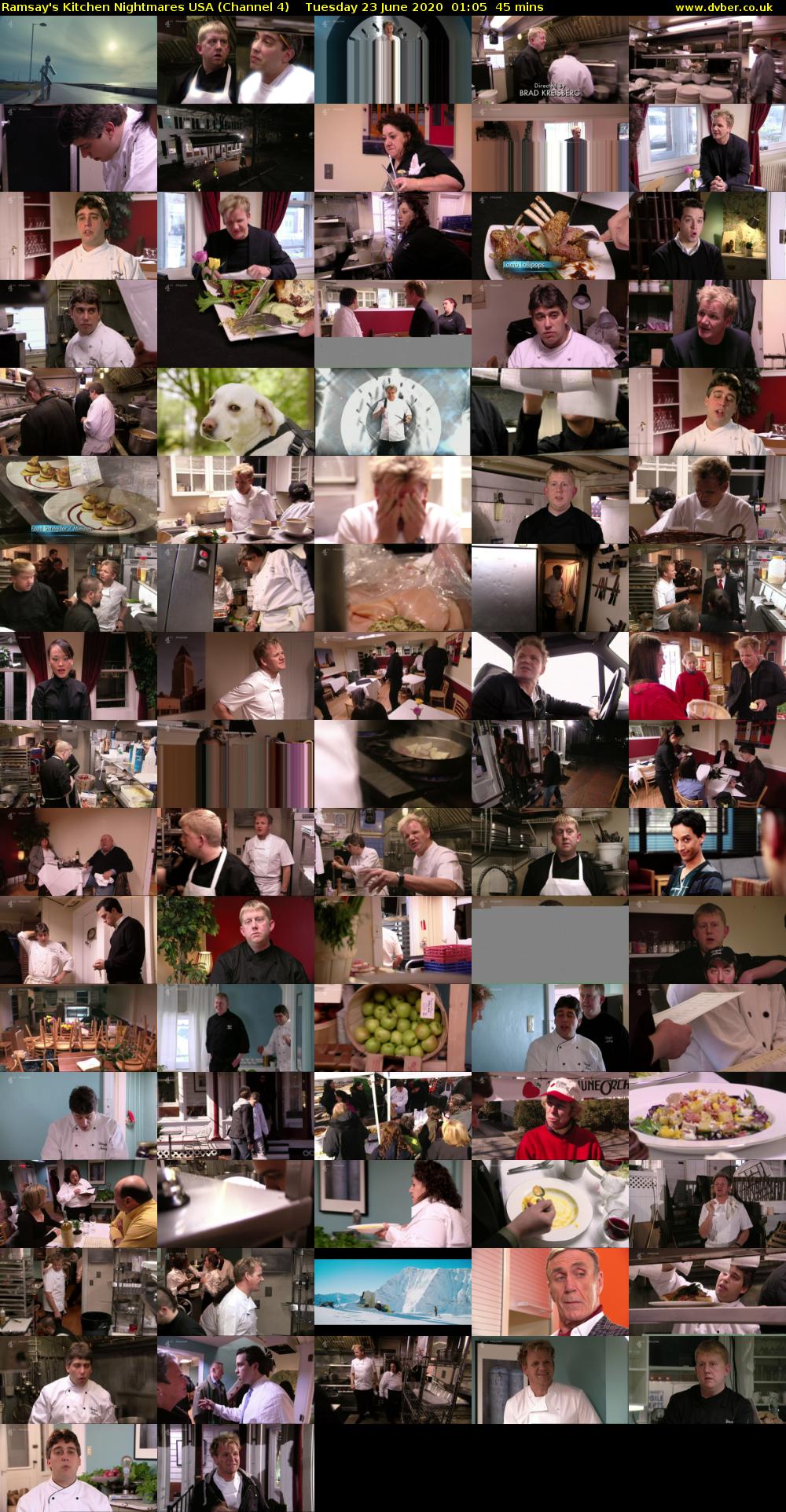 Ramsay's Kitchen Nightmares USA (Channel 4) Tuesday 23 June 2020 01:05 - 01:50