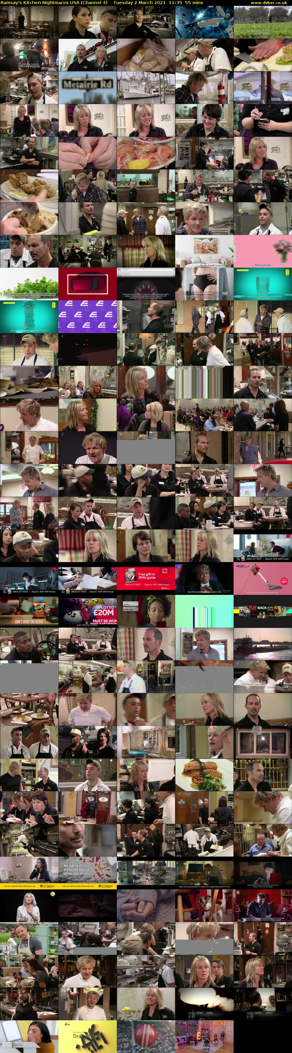 Ramsay's Kitchen Nightmares USA (Channel 4) Tuesday 2 March 2021 11:35 - 12:30