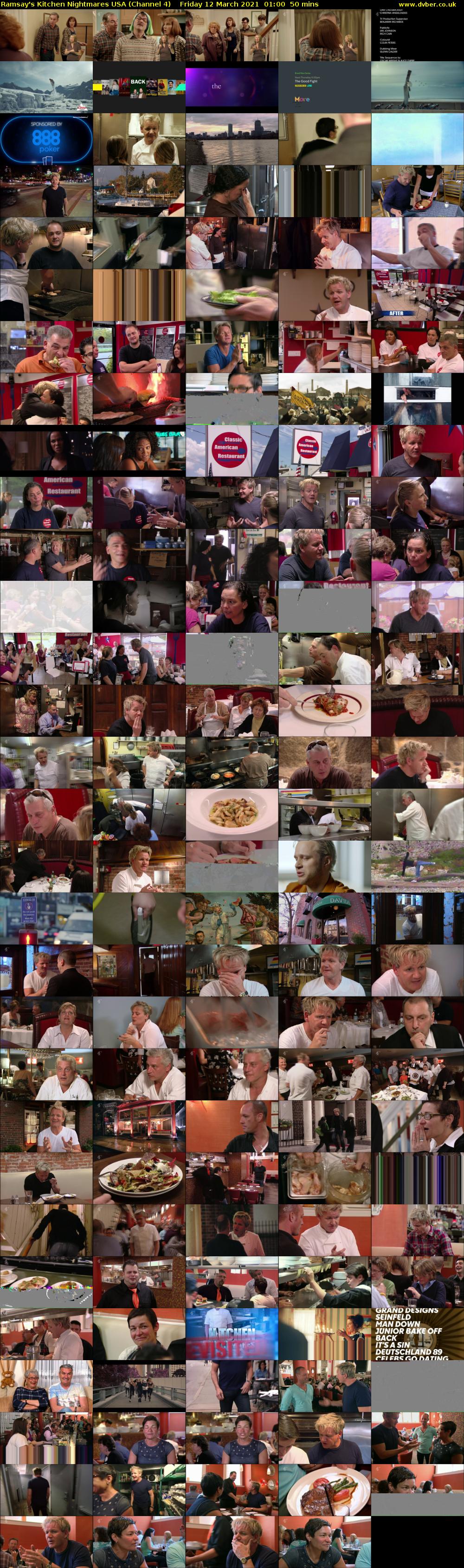 Ramsay's Kitchen Nightmares USA (Channel 4) Friday 12 March 2021 01:00 - 01:50