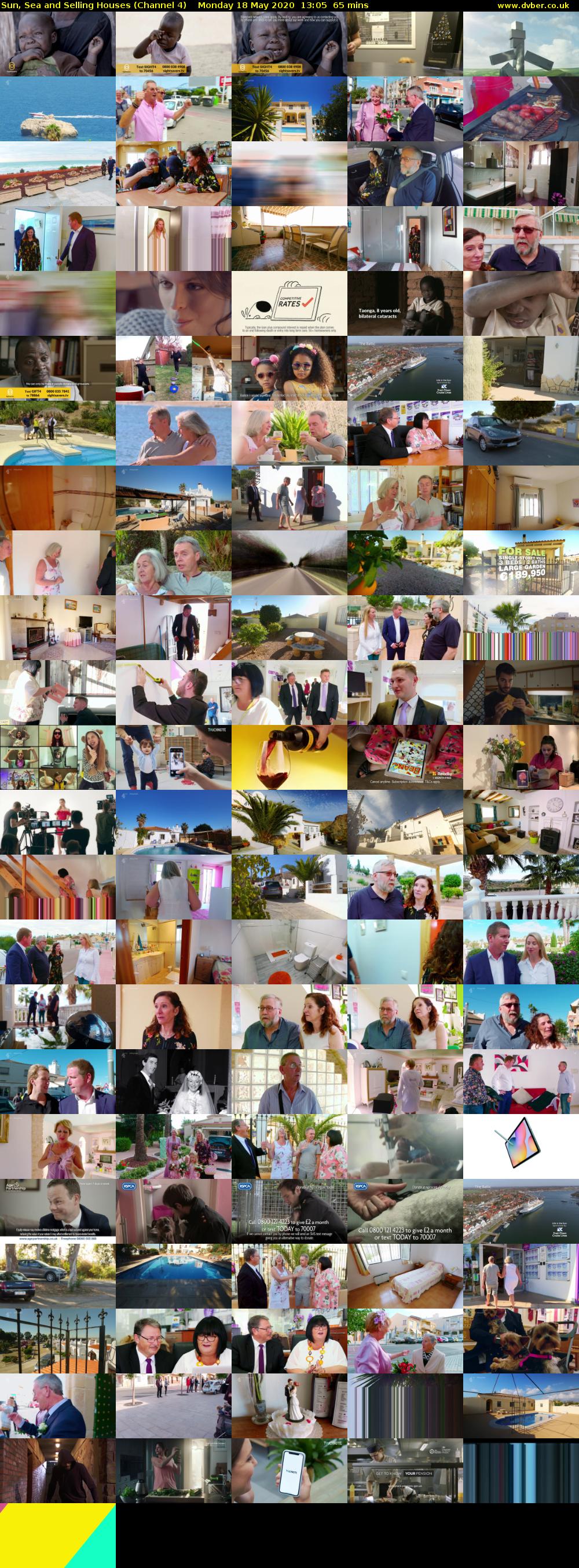 Sun, Sea and Selling Houses (Channel 4) Monday 18 May 2020 13:05 - 14:10