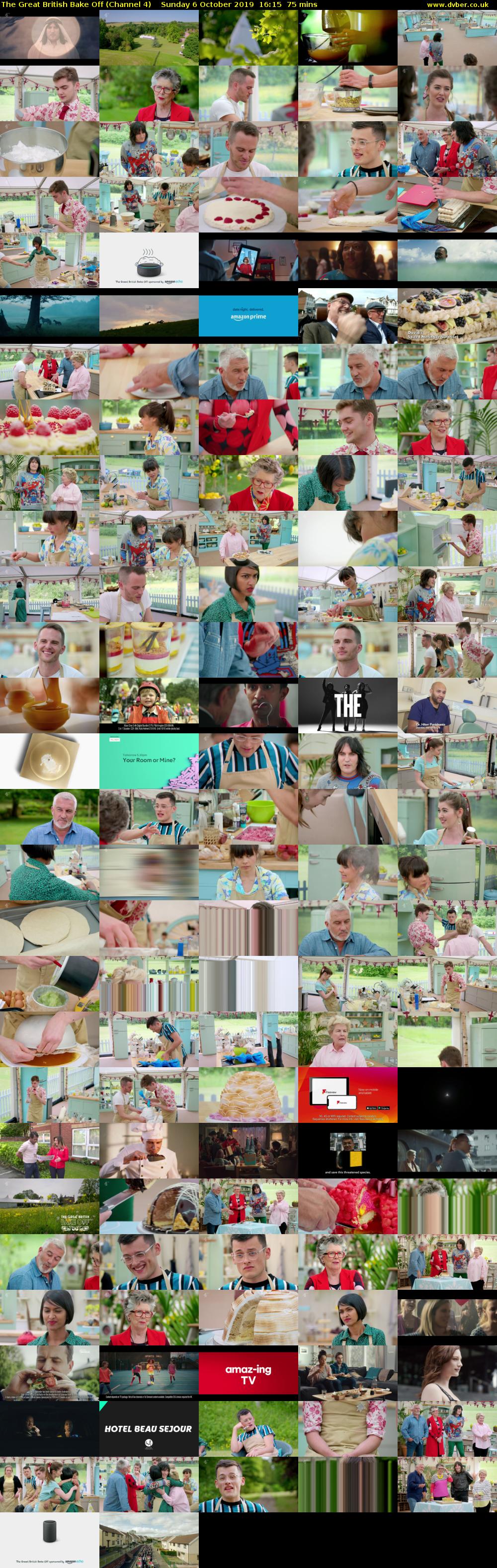 The Great British Bake Off (Channel 4) Sunday 6 October 2019 16:15 - 17:30