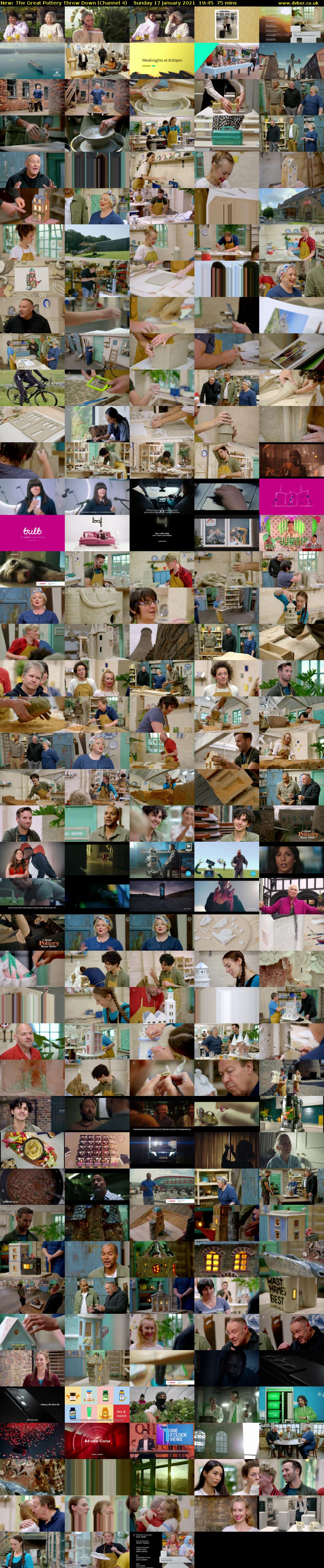 The Great Pottery Throw Down (Channel 4) Sunday 17 January 2021 19:45 - 21:00
