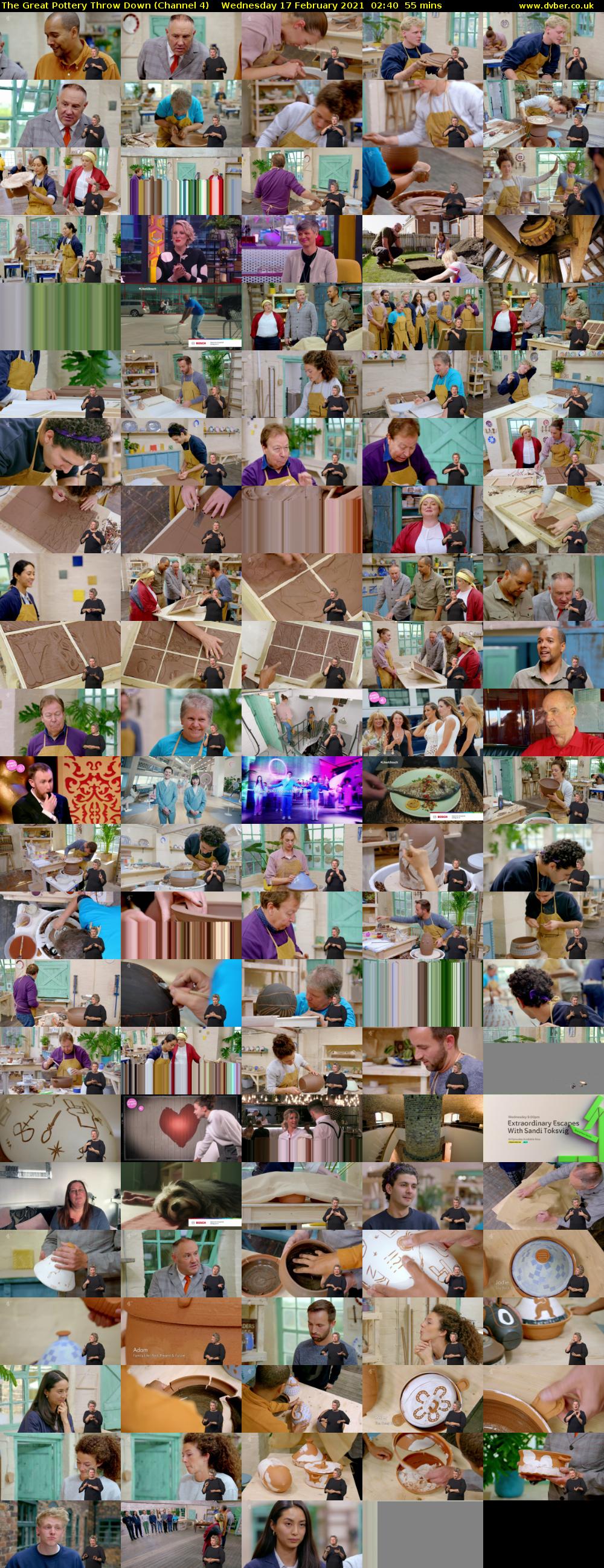 The Great Pottery Throw Down (Channel 4) Wednesday 17 February 2021 02:40 - 03:35