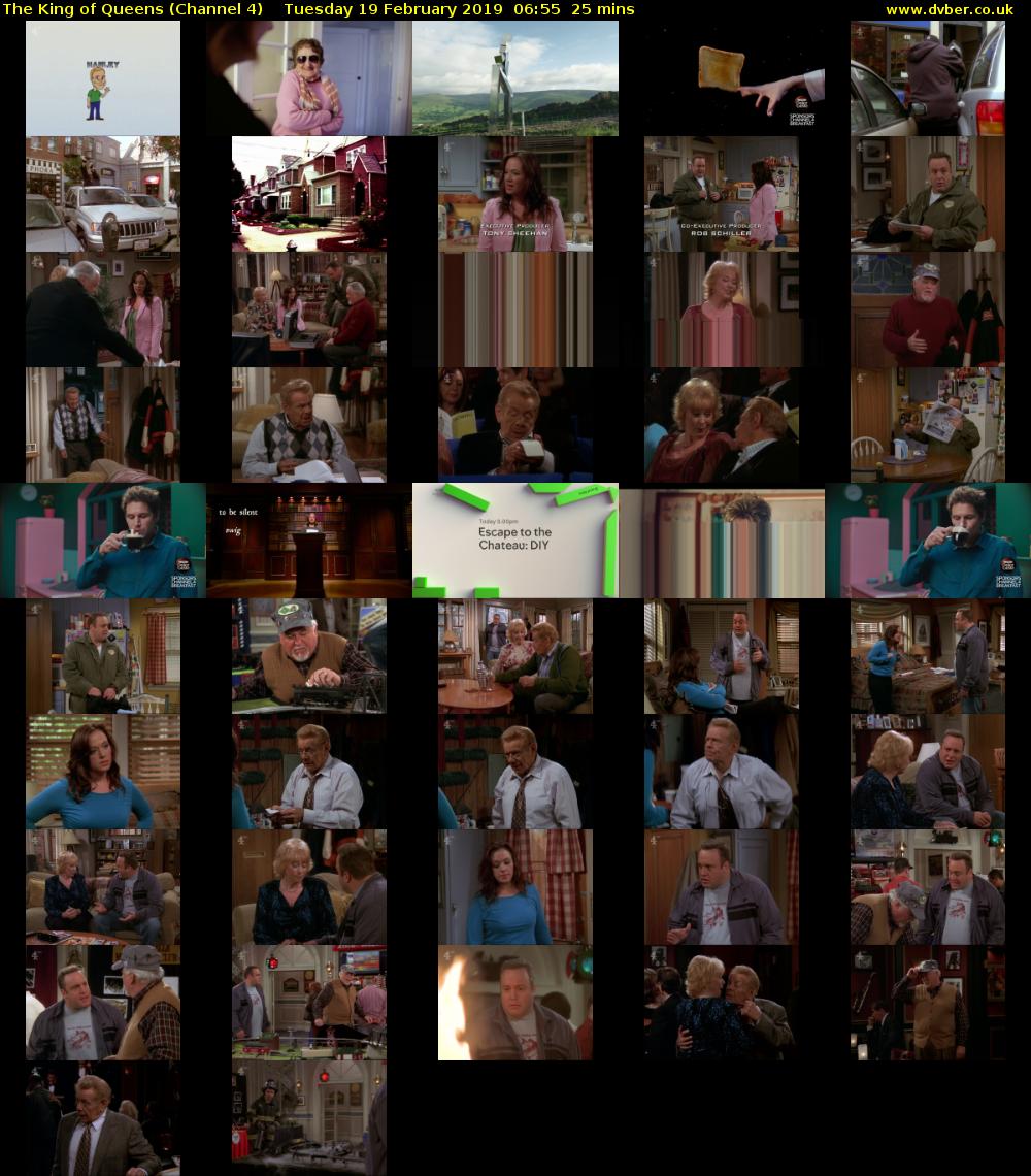 The King of Queens (Channel 4) Tuesday 19 February 2019 06:55 - 07:20