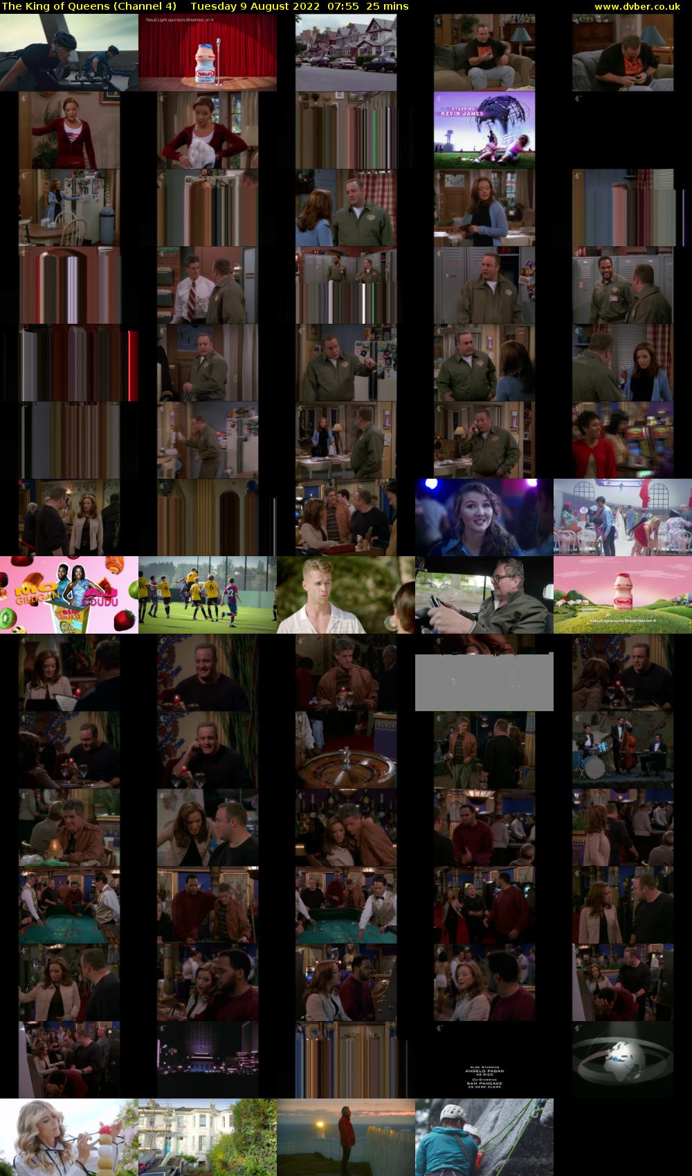 The King of Queens (Channel 4) Tuesday 9 August 2022 07:55 - 08:20