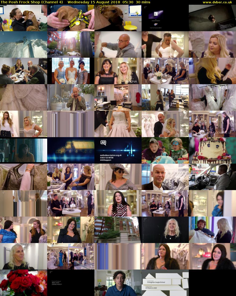 The Posh Frock Shop (Channel 4) Wednesday 15 August 2018 05:30 - 06:00
