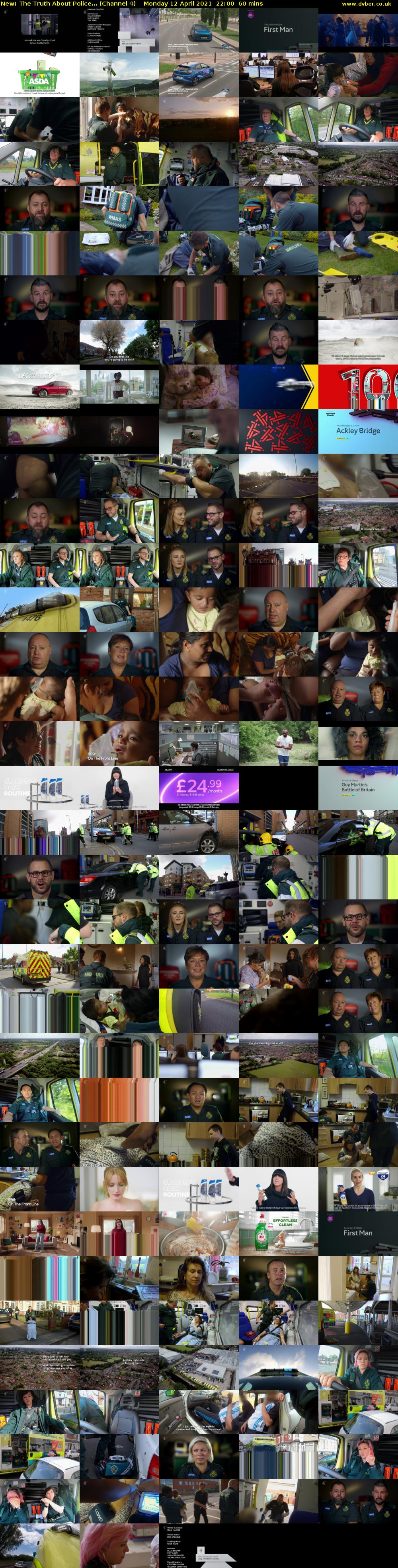 The Truth About Police... (Channel 4) Monday 12 April 2021 22:00 - 23:00