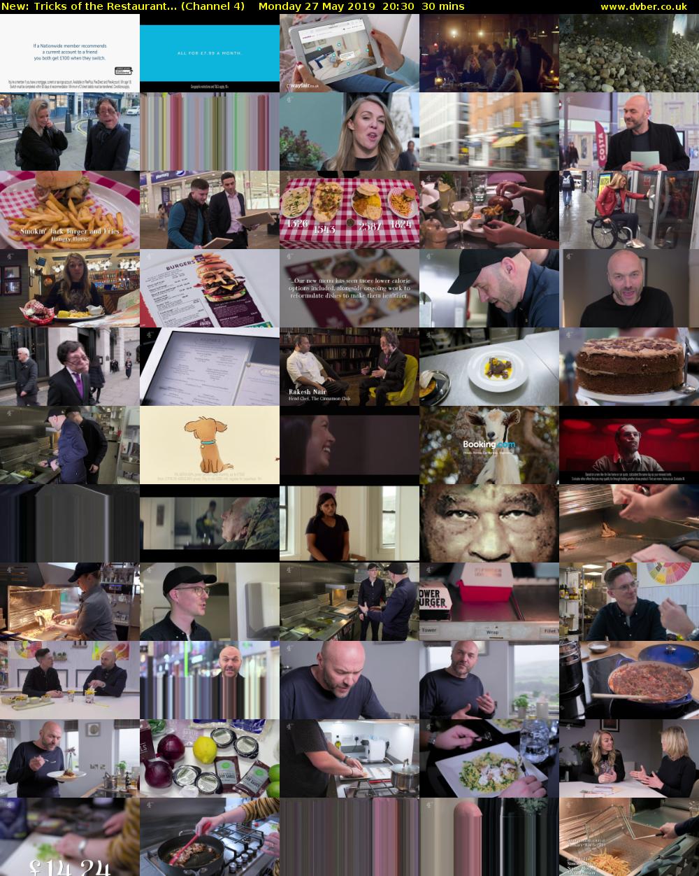 Tricks of the Restaurant... (Channel 4) Monday 27 May 2019 20:30 - 21:00