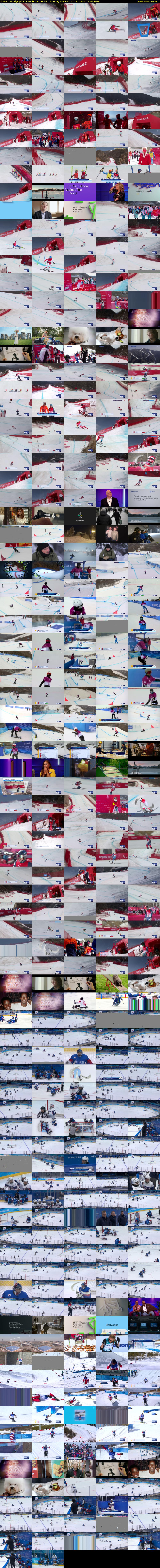 Winter Paralympics: Live (Channel 4) Sunday 6 March 2022 03:30 - 06:00