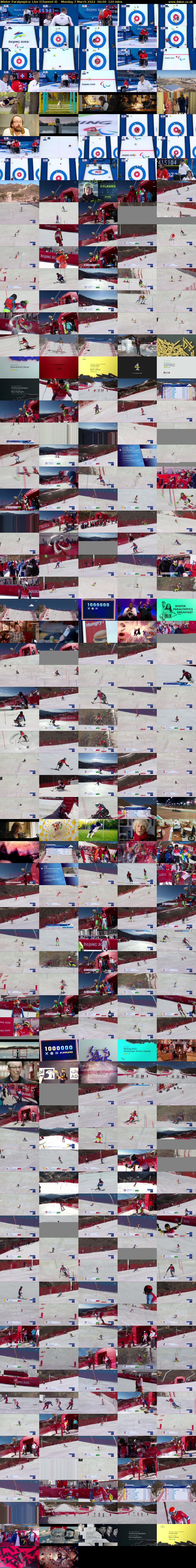 Winter Paralympics: Live (Channel 4) Monday 7 March 2022 06:00 - 08:00