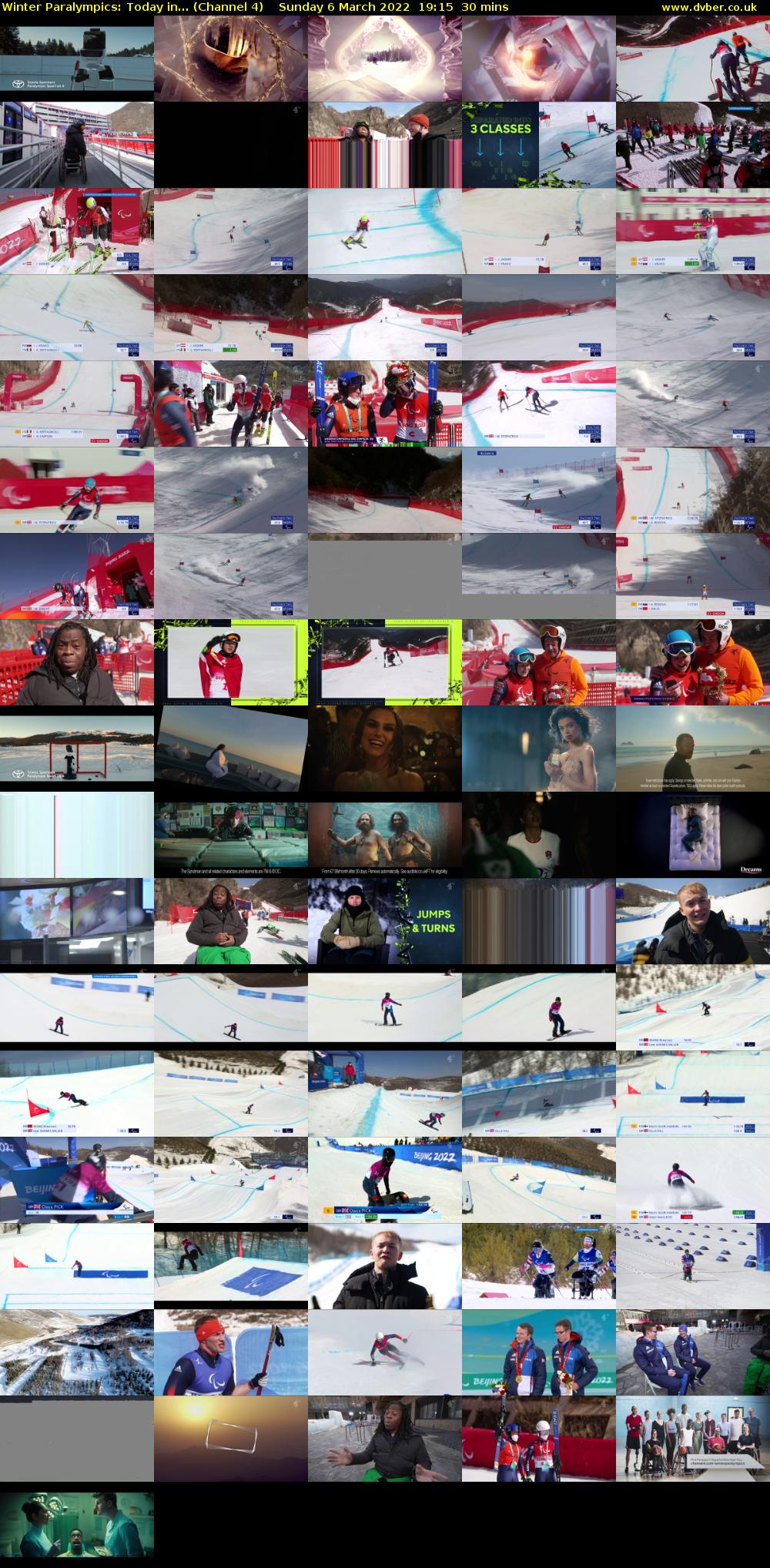 Winter Paralympics: Today in... (Channel 4) Sunday 6 March 2022 19:15 - 19:45