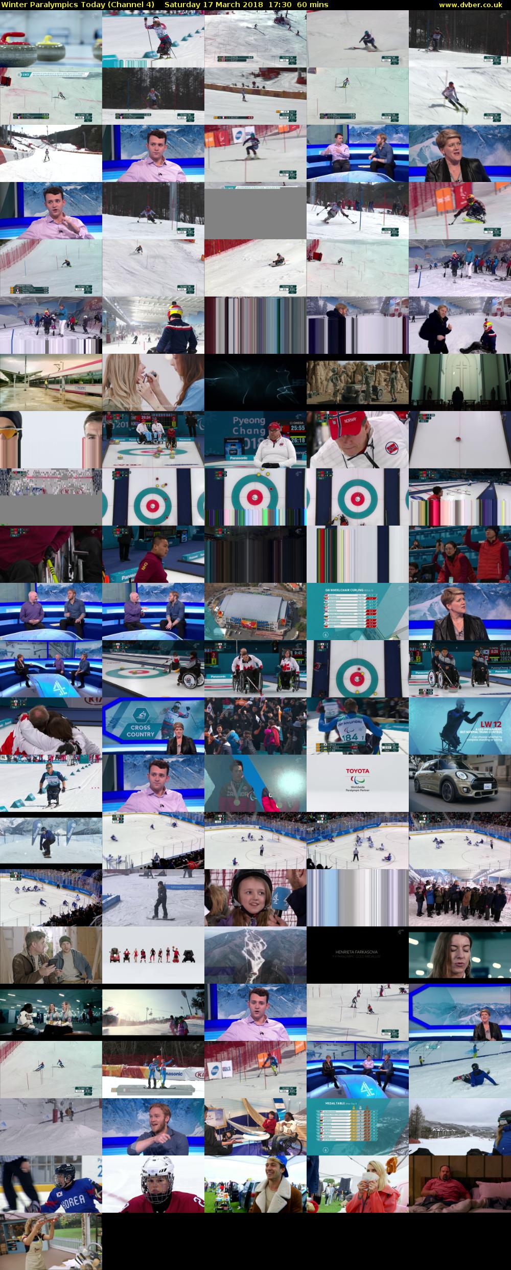 Winter Paralympics Today (Channel 4) Saturday 17 March 2018 17:30 - 18:30