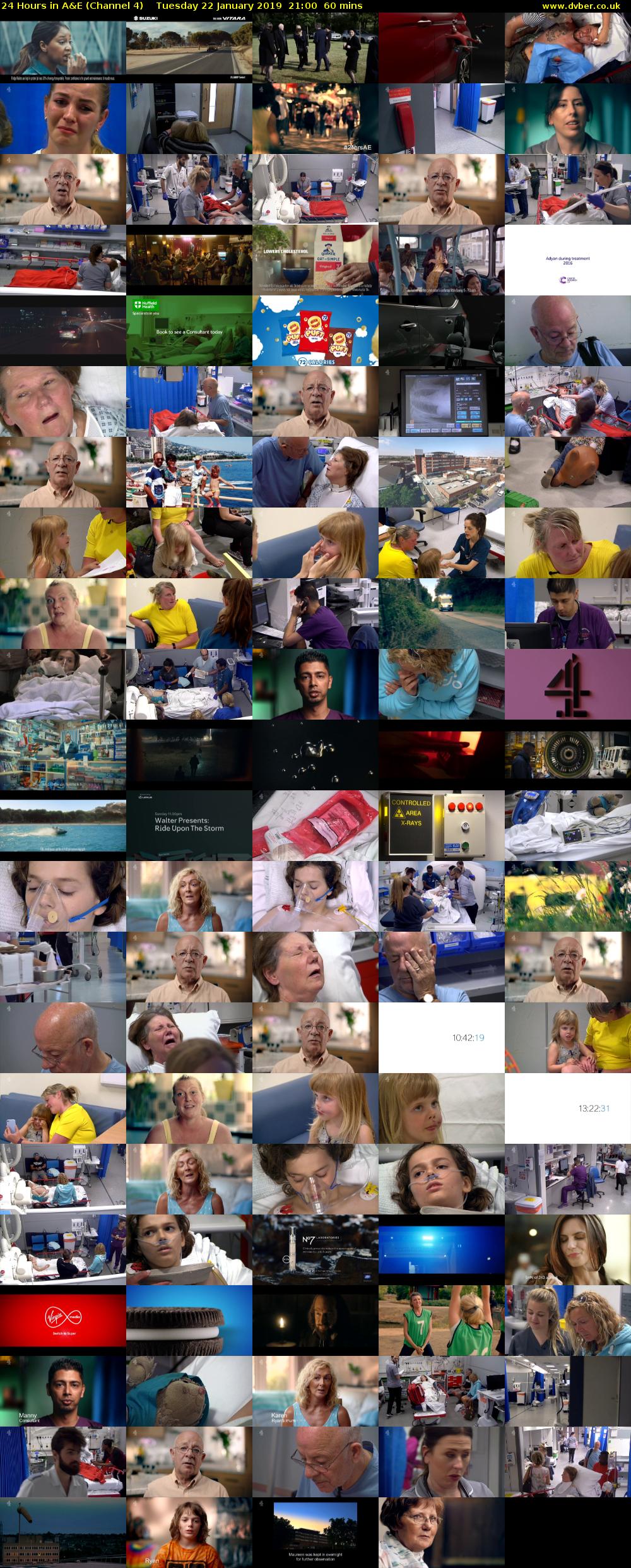 24 Hours in A&E (Channel 4) Tuesday 22 January 2019 21:00 - 22:00