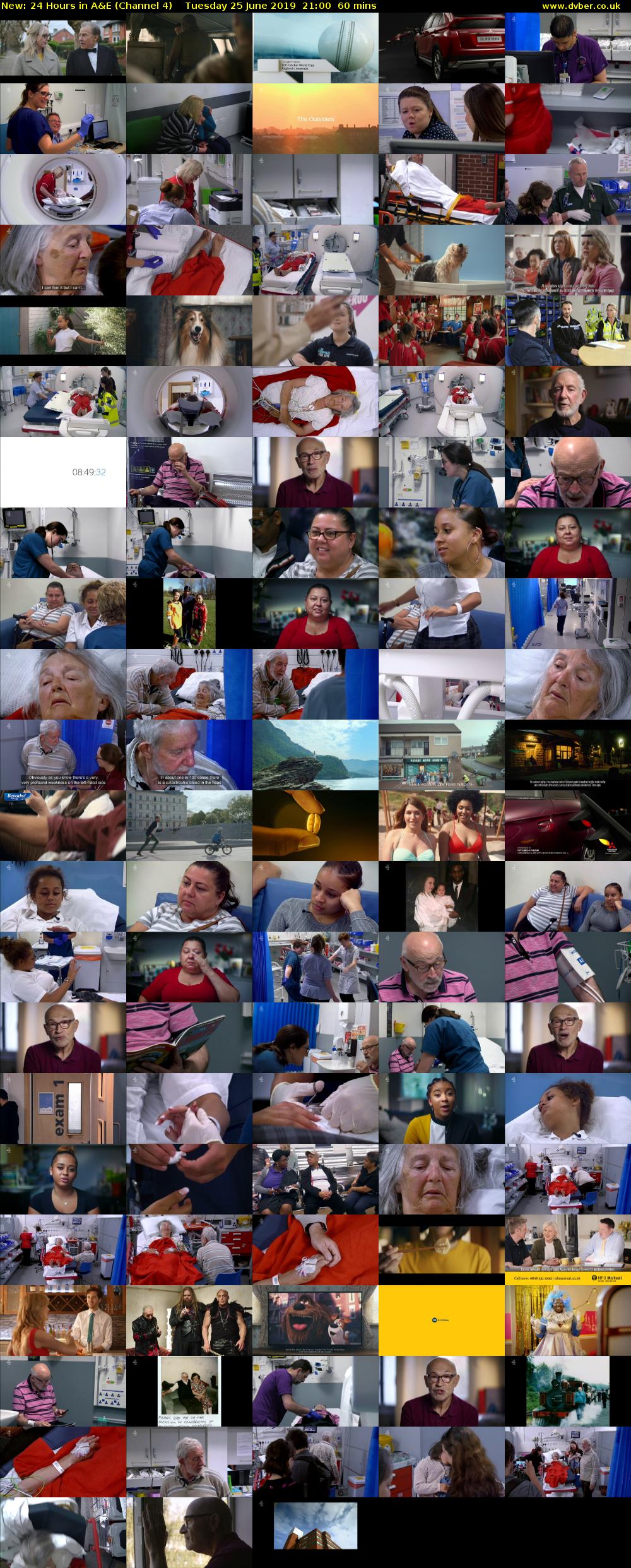 24 Hours in A&E (Channel 4) Tuesday 25 June 2019 21:00 - 22:00
