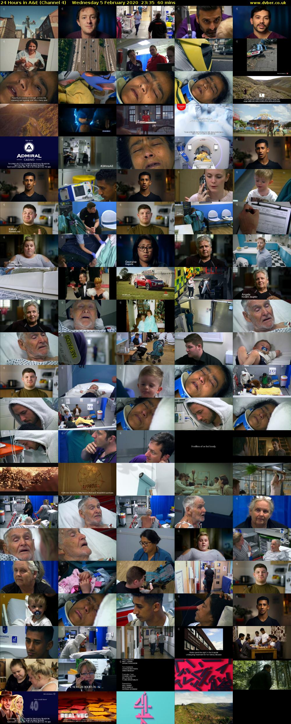 24 Hours in A&E (Channel 4) Wednesday 5 February 2020 23:35 - 00:35