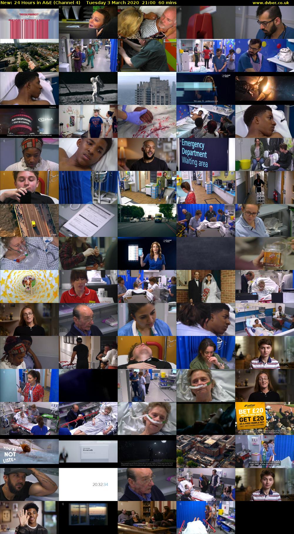 24 Hours in A&E (Channel 4) Tuesday 3 March 2020 21:00 - 22:00