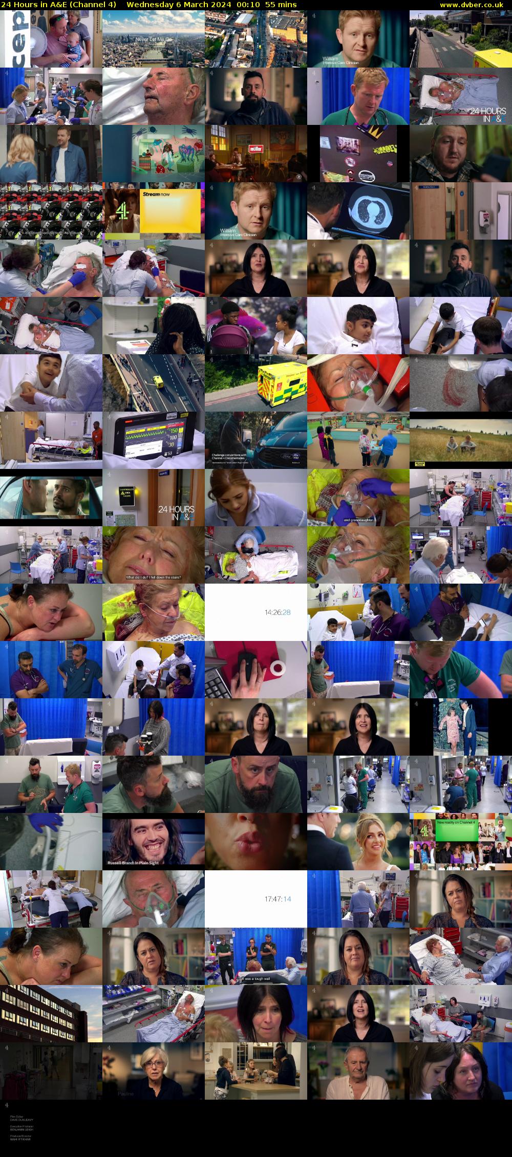 24 Hours in A&E (Channel 4) Wednesday 6 March 2024 00:10 - 01:05