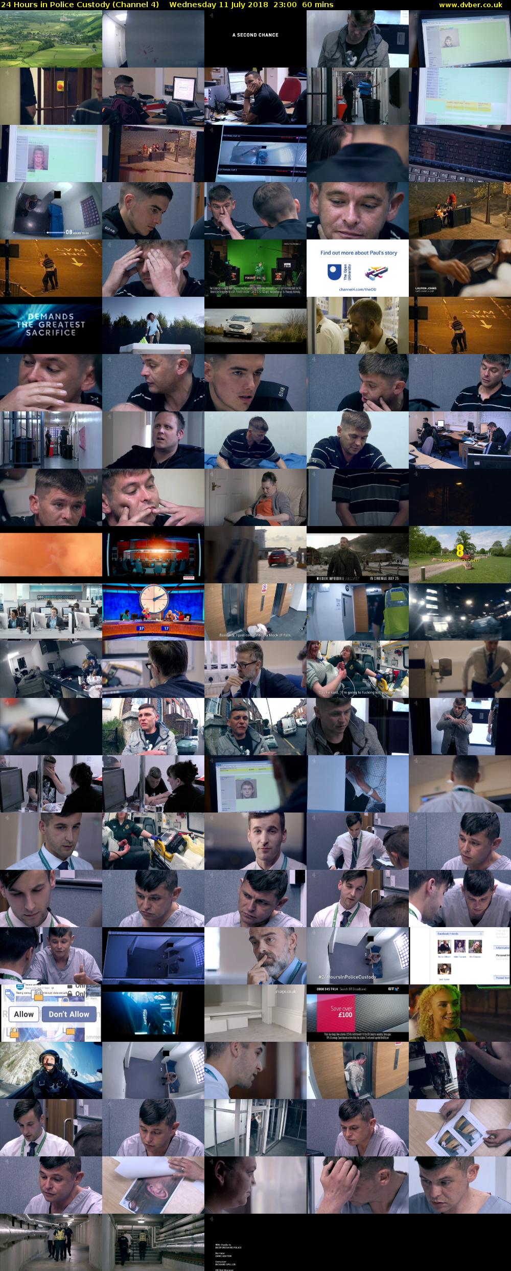24 Hours in Police Custody (Channel 4) Wednesday 11 July 2018 23:00 - 00:00