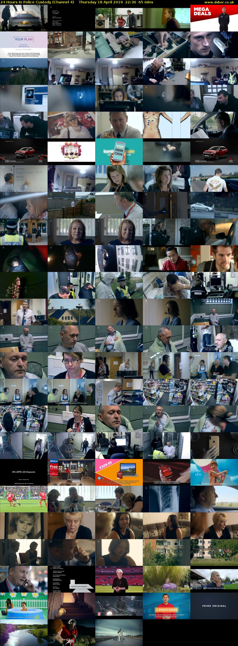 24 Hours in Police Custody (Channel 4) Thursday 18 April 2019 22:30 - 23:35