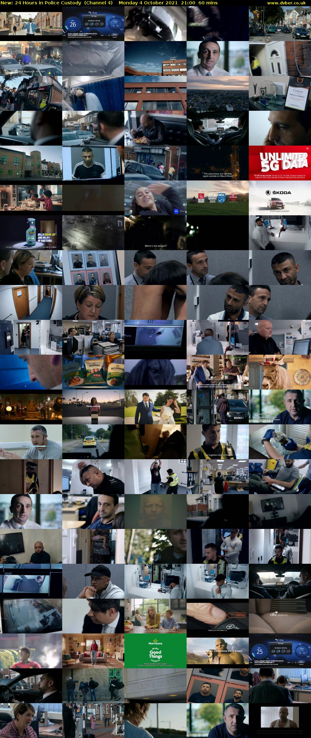 24 Hours in Police Custody (Channel 4) Monday 4 October 2021 21:00 - 22:00