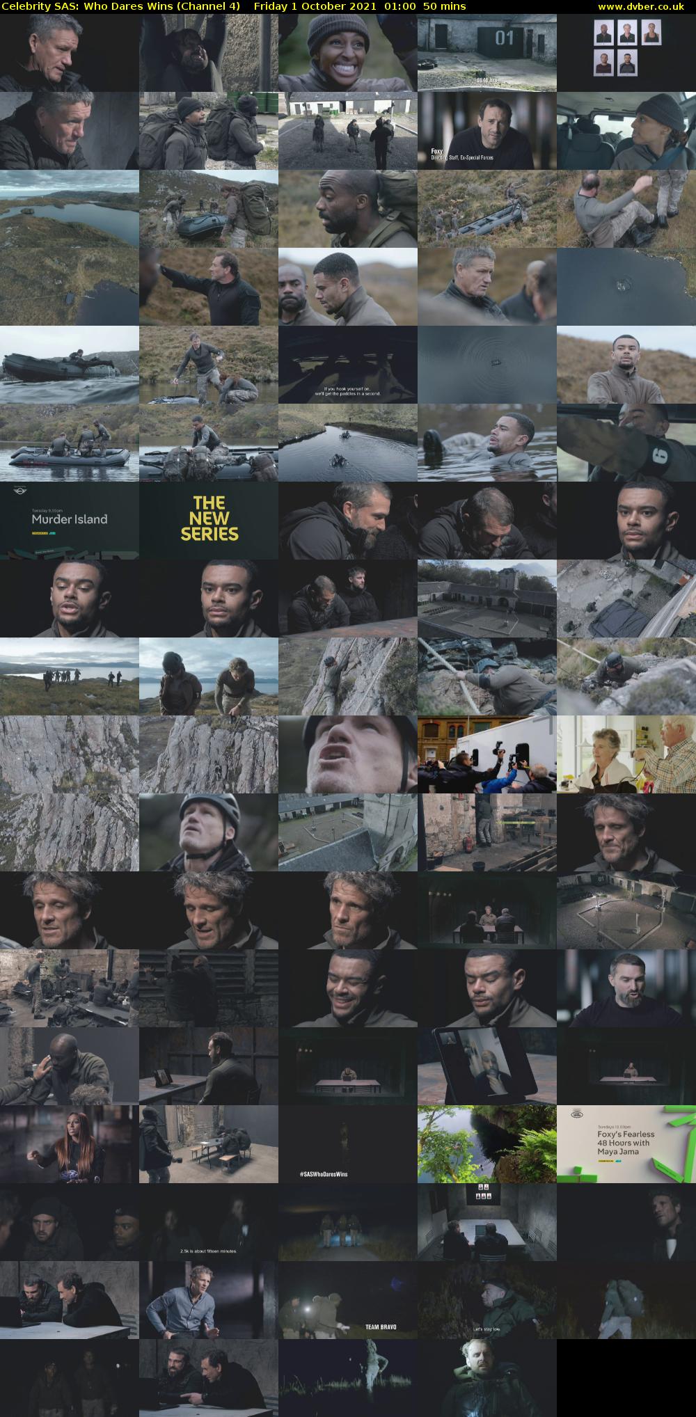 Celebrity SAS: Who Dares Wins (Channel 4) Friday 1 October 2021 01:00 - 01:50