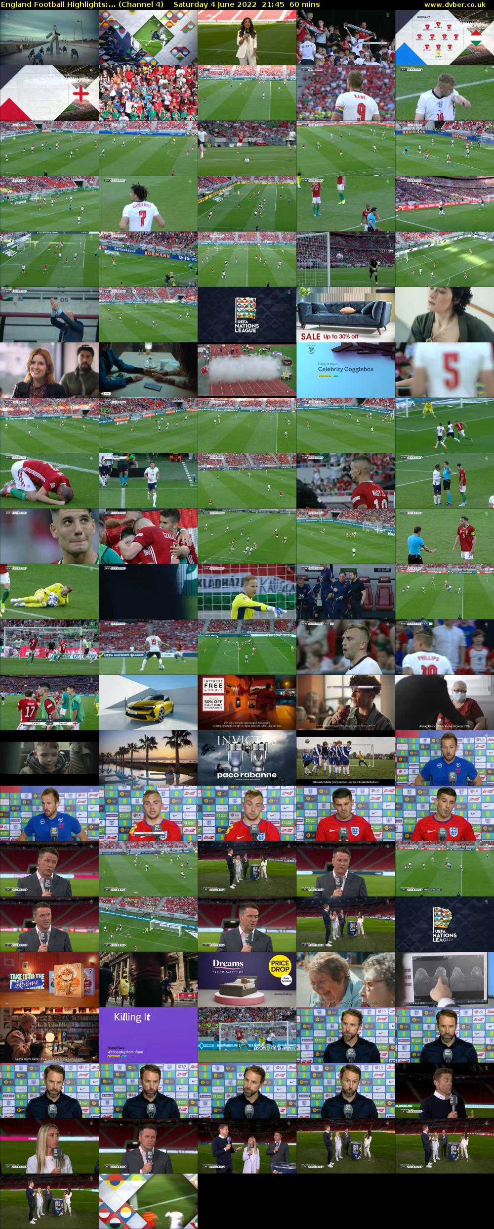 England Football Highlights:... (Channel 4) Saturday 4 June 2022 21:45 - 22:45