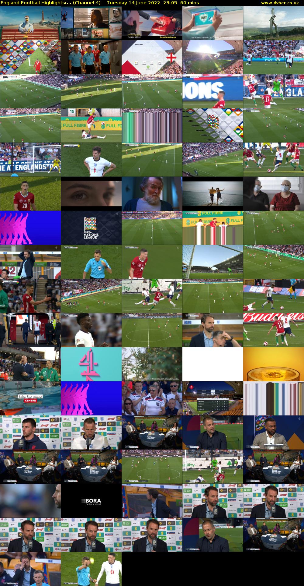 England Football Highlights:... (Channel 4) Tuesday 14 June 2022 23:05 - 00:05