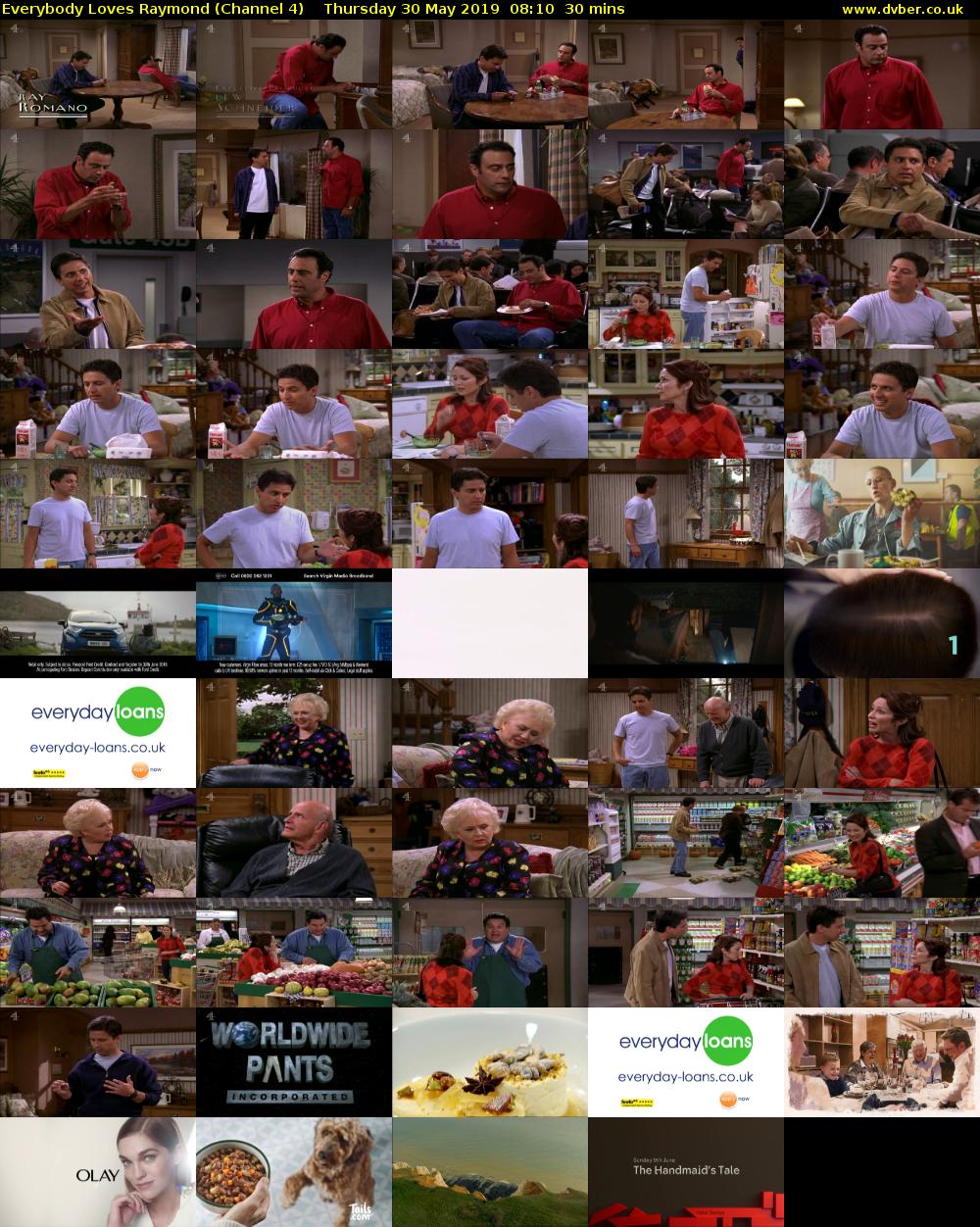 Everybody Loves Raymond (Channel 4) Thursday 30 May 2019 08:10 - 08:40