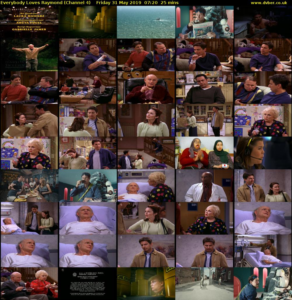 Everybody Loves Raymond (Channel 4) Friday 31 May 2019 07:20 - 07:45