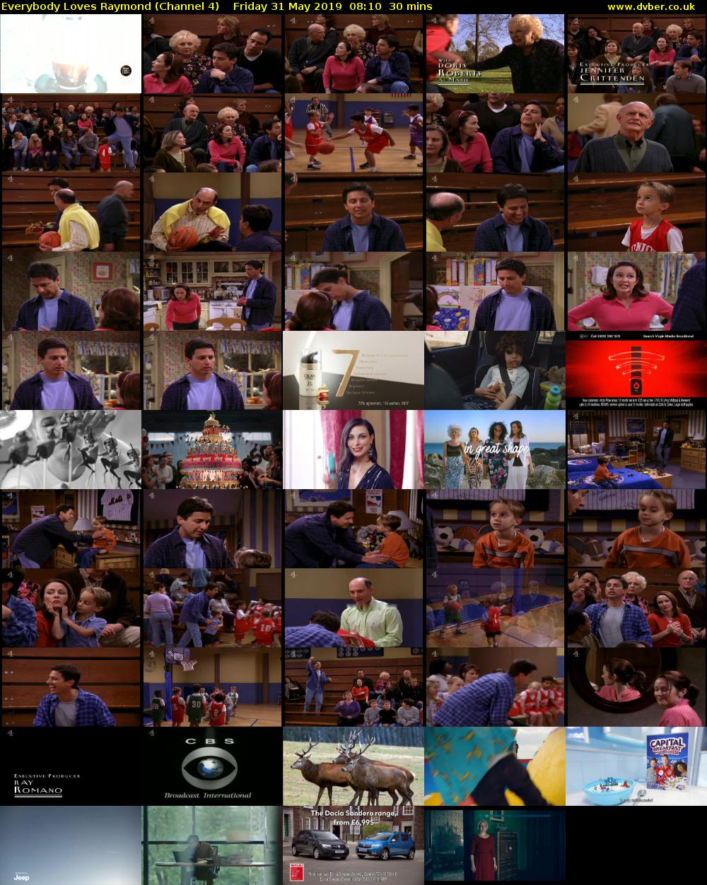 Everybody Loves Raymond (Channel 4) Friday 31 May 2019 08:10 - 08:40