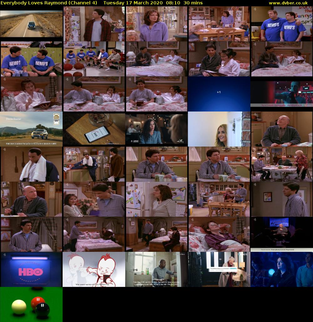 Everybody Loves Raymond (Channel 4) Tuesday 17 March 2020 08:10 - 08:40
