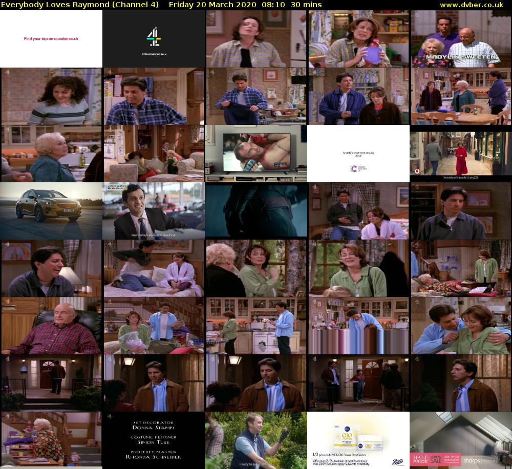 Everybody Loves Raymond (Channel 4) Friday 20 March 2020 08:10 - 08:40