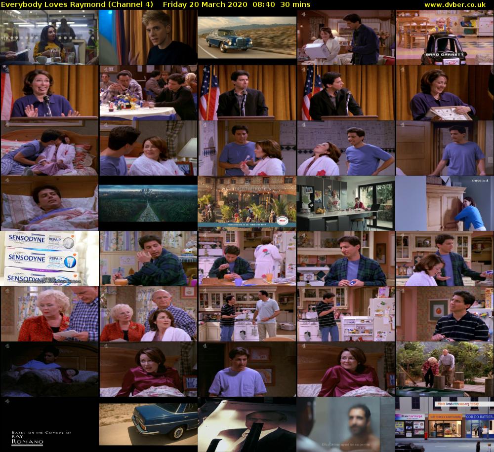 Everybody Loves Raymond (Channel 4) Friday 20 March 2020 08:40 - 09:10