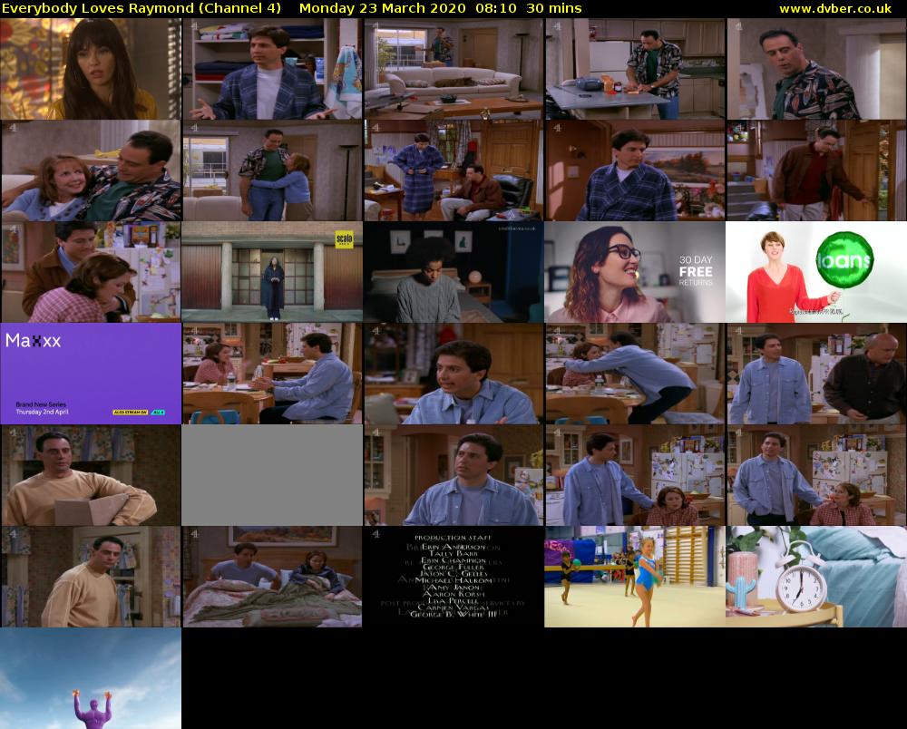Everybody Loves Raymond (Channel 4) Monday 23 March 2020 08:10 - 08:40