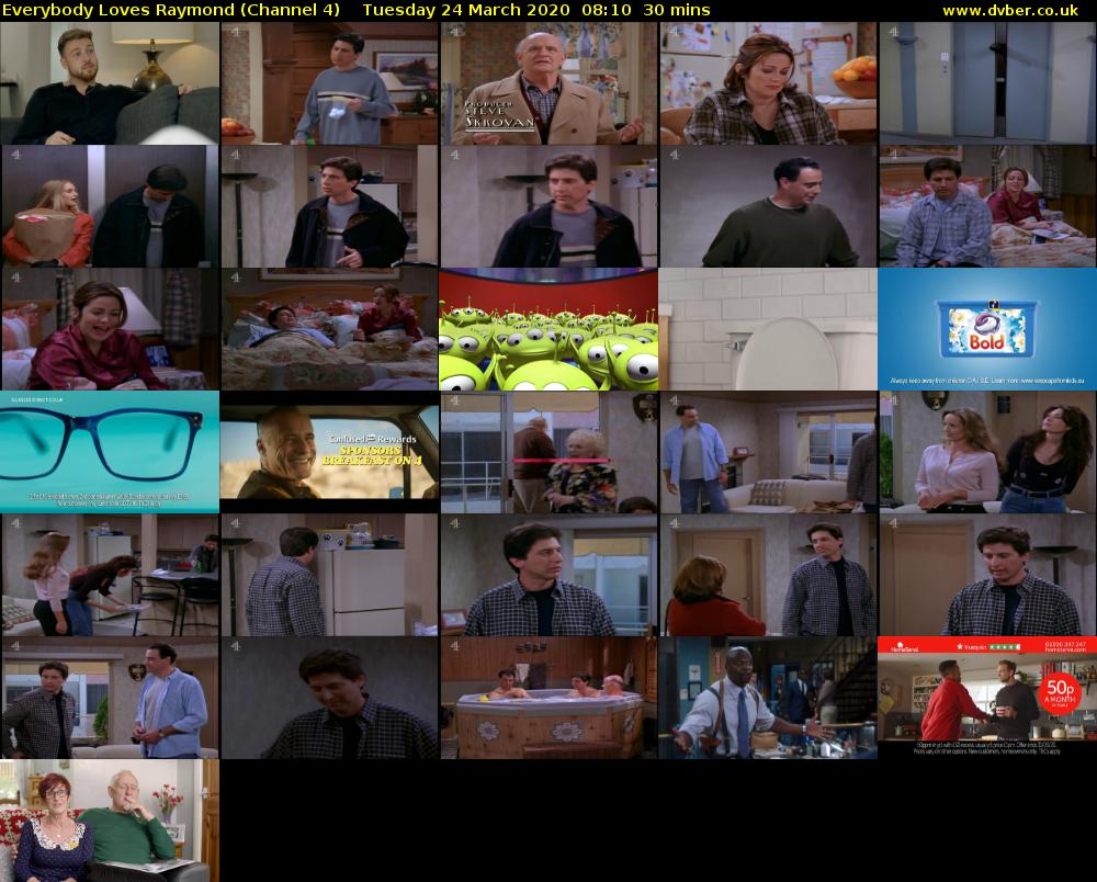 Everybody Loves Raymond (Channel 4) Tuesday 24 March 2020 08:10 - 08:40