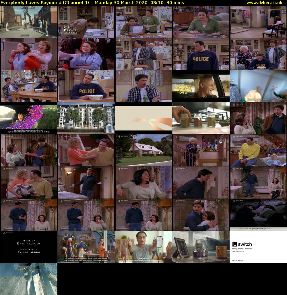 Everybody Loves Raymond (Channel 4) Monday 30 March 2020 08:10 - 08:40