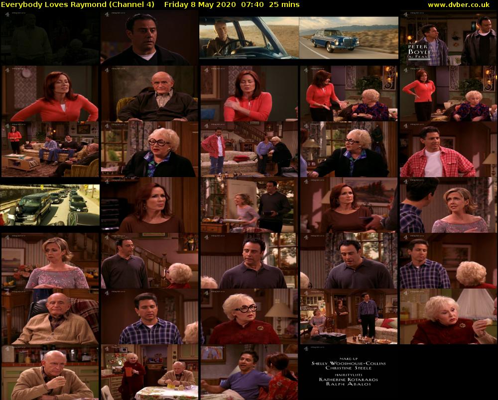 Everybody Loves Raymond (Channel 4) Friday 8 May 2020 07:40 - 08:05