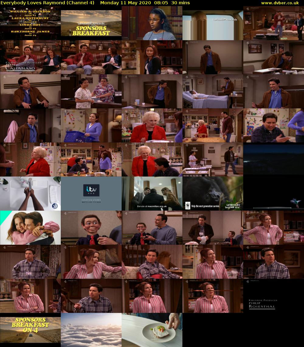 Everybody Loves Raymond (Channel 4) Monday 11 May 2020 08:05 - 08:35