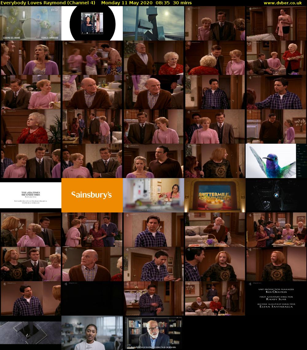 Everybody Loves Raymond (Channel 4) Monday 11 May 2020 08:35 - 09:05