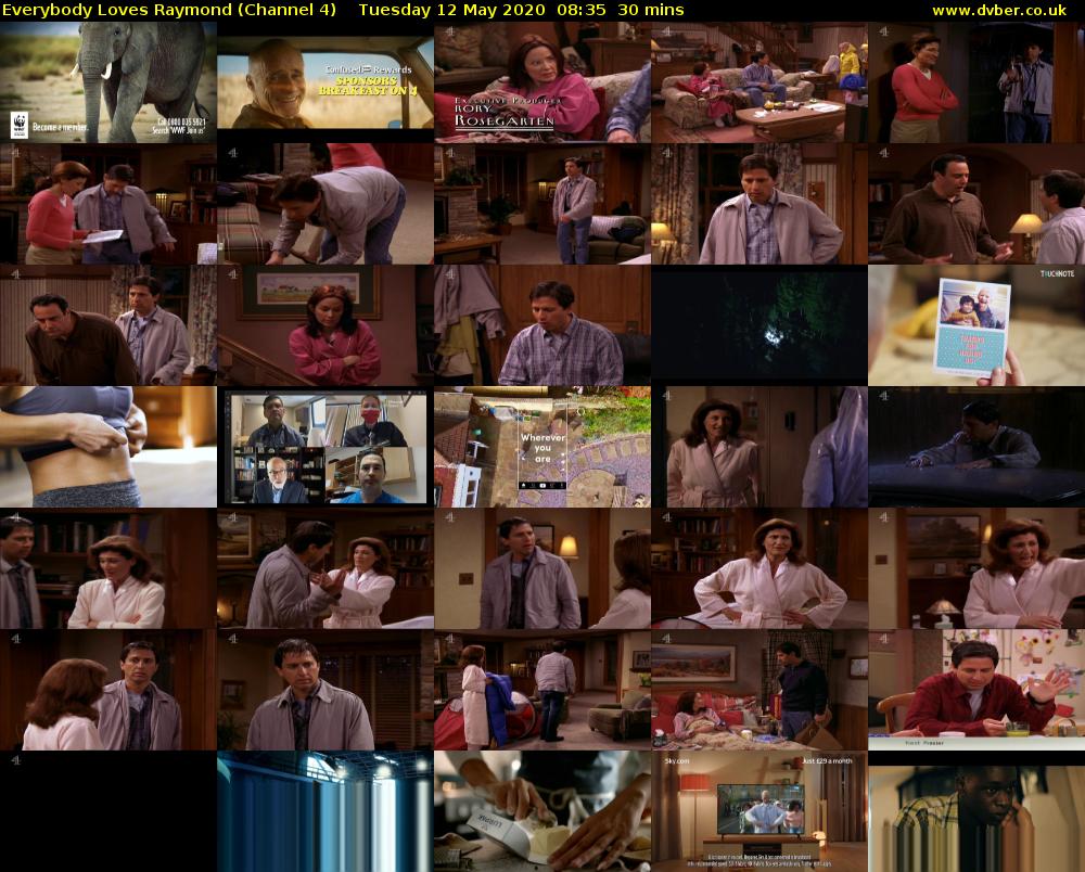 Everybody Loves Raymond (Channel 4) Tuesday 12 May 2020 08:35 - 09:05