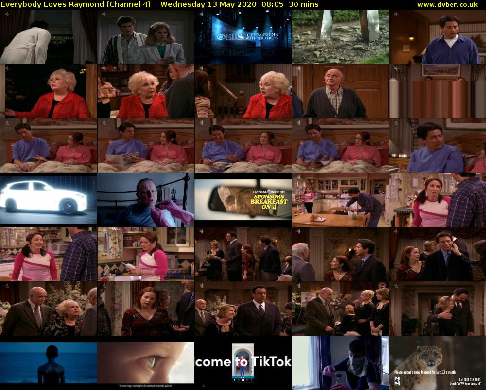 Everybody Loves Raymond (Channel 4) Wednesday 13 May 2020 08:05 - 08:35