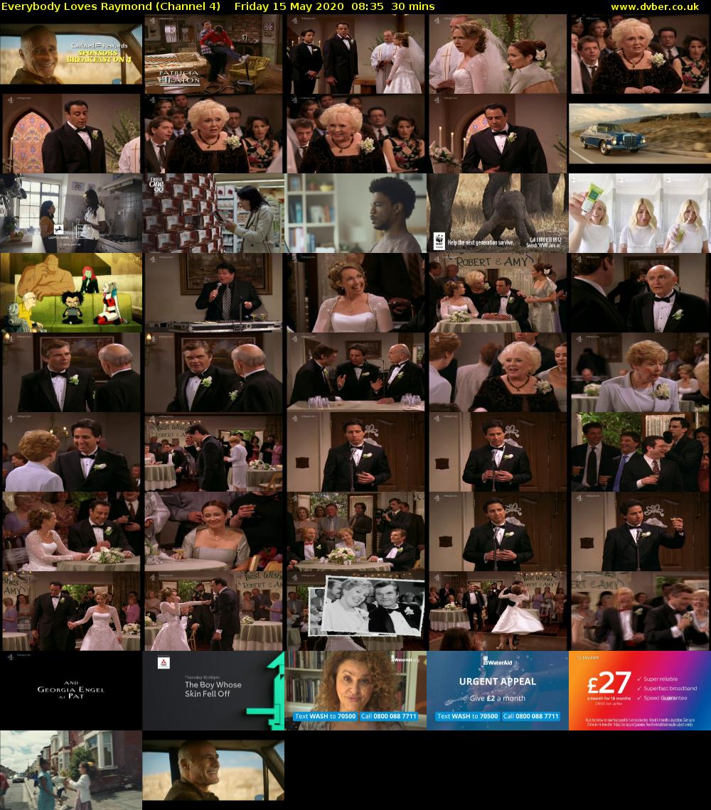 Everybody Loves Raymond (Channel 4) Friday 15 May 2020 08:35 - 09:05