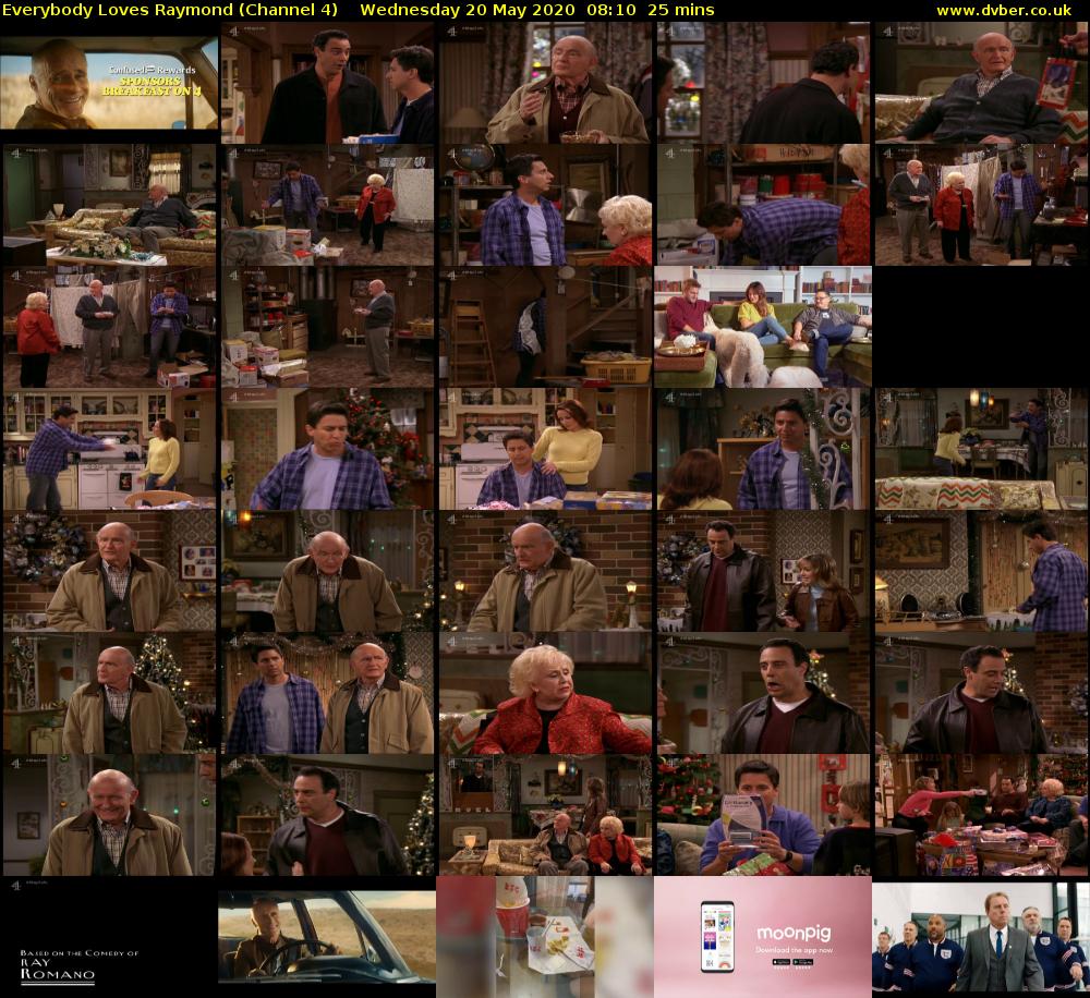 Everybody Loves Raymond (Channel 4) Wednesday 20 May 2020 08:10 - 08:35